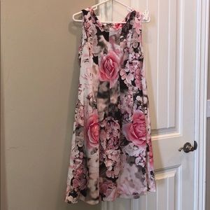 Calvin Klein 14W fit and flare dress